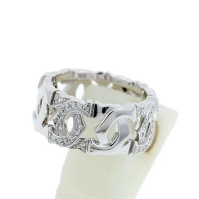 Pre-owned Cartier White Gold White Gold (18k) Band Ring ()