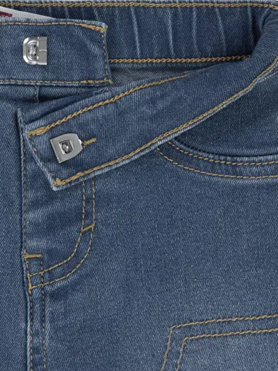 Levi's Button Bodysuit Trousers In Blue