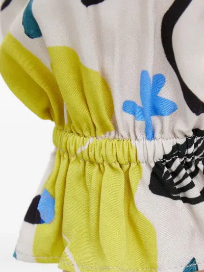 Ps By Paul Smith Ps Paul Smith Woman Midi Dress Light Grey Size 6 Viscose In Multi