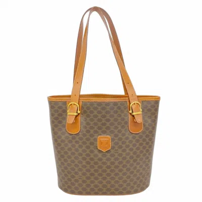 Pre-owned Celine Brown Pvc Tote Bag ()