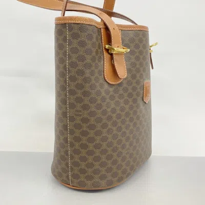 Pre-owned Celine Brown Pvc Tote Bag ()