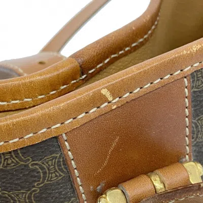 Pre-owned Celine Brown Pvc Tote Bag ()