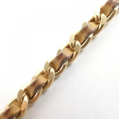 Pre-owned Chanel Beige Leather Shoulder Bag () In Sand