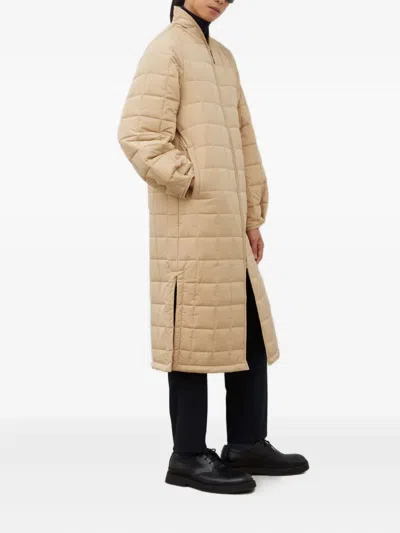 Rains Long-sleeve Quilted Jacket In Neutral