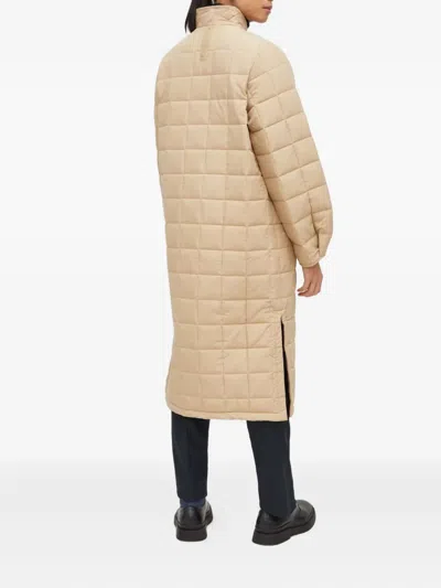 Rains Long-sleeve Quilted Jacket In Neutral