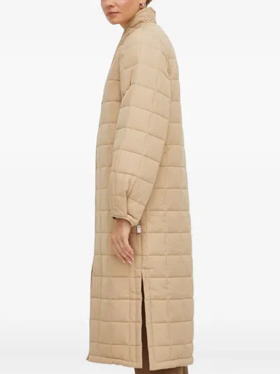 Rains Long-sleeve Quilted Jacket In Neutral