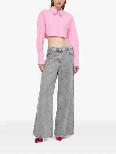 Patrizia Pepe Buttoned Shirt In Pink