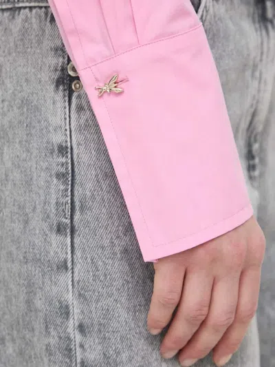 Patrizia Pepe Buttoned Shirt In Pink