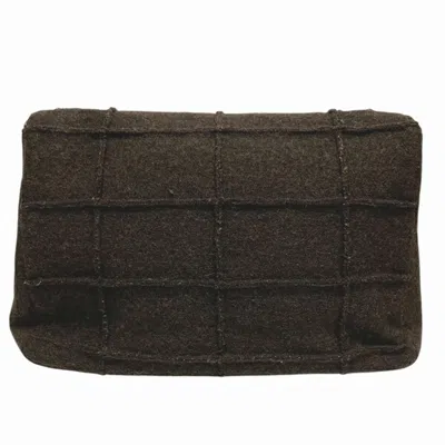 Pre-owned Chanel Brown Wool Shoulder Bag ()