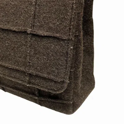 Pre-owned Chanel Brown Wool Shoulder Bag ()