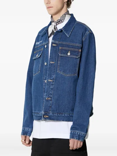 口袋边饰牛仔夹克