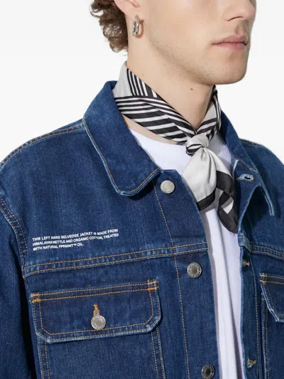 口袋边饰牛仔夹克