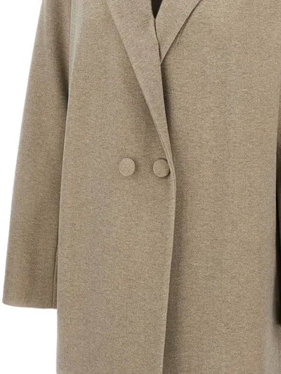 Irie Double-breasted Blazer In Brown