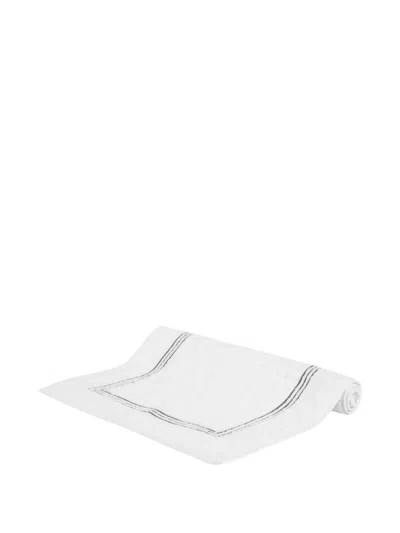 Frette Bourdon Terry Towels Set In White