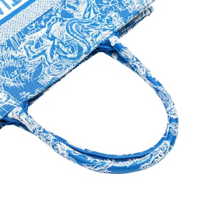 Pre-owned Dior Christian  Blue Canvas Tote Bag ()