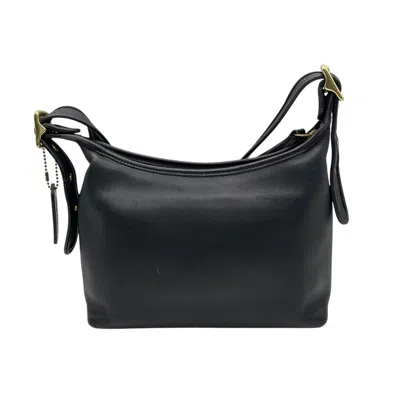 Pre-owned Coach Black Leather Pochette Shoulder Bag ()