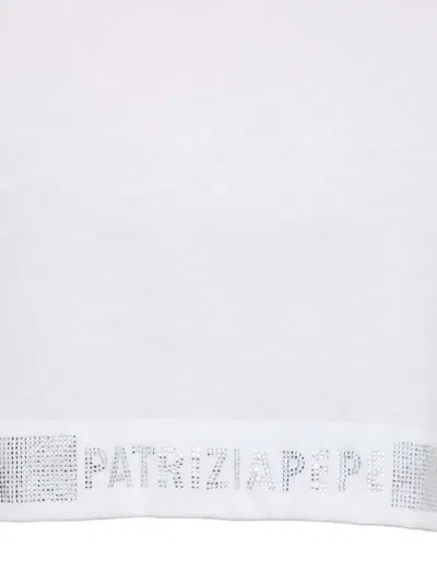Patrizia Pepe Logo-tape T-shirt In Multi