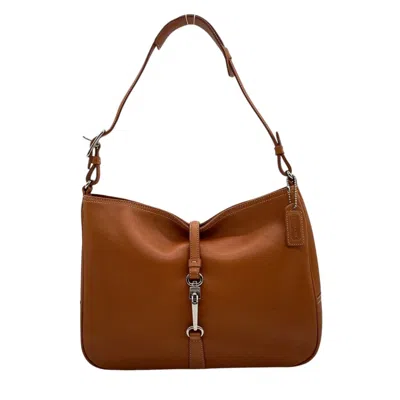 Pre-owned Coach Brown Camel Leather Handbag Shoulder Bag ()