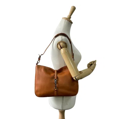 Pre-owned Coach Brown Camel Leather Handbag Shoulder Bag ()