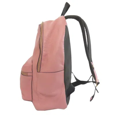 Pre-owned Coach Pink Leather Backpack ()