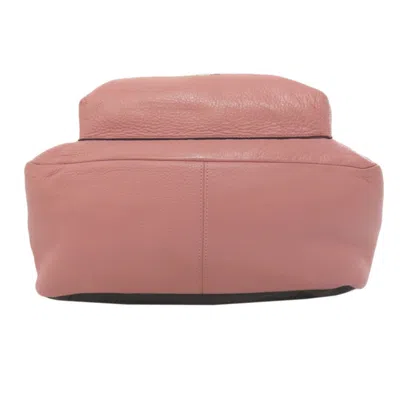 Pre-owned Coach Pink Leather Backpack ()