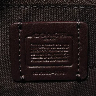 Pre-owned Coach Red Color Leather Handbag Shoulder Bag ()