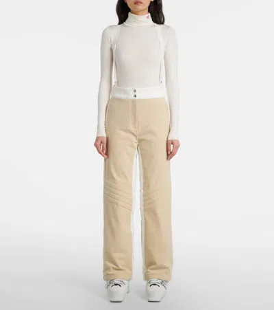 Fusalp Button-fastening Ski Bottoms In Neutral