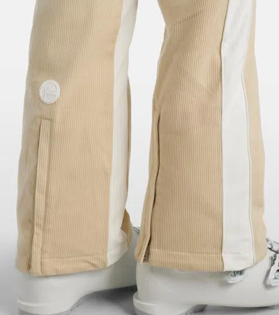 Fusalp Button-fastening Ski Bottoms In Neutral