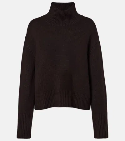 Lisa Yang Fleur Cashmere Turtleneck Sweater In Brown