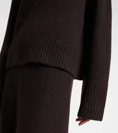 Lisa Yang Fleur Cashmere Turtleneck Sweater In Brown