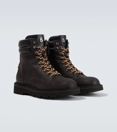 Bogner Seoul Leather Lace-up Boots In Brown