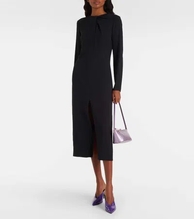 Gucci Gg Emblem Mini Patent Leather Shoulder Bag In Purple