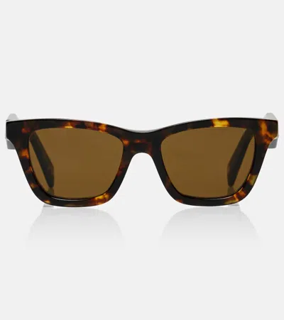 Prada Cartiglio Square Sunglasses In Green