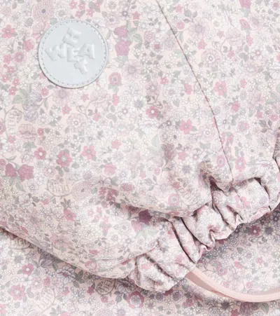 Wheat Baby Adi Floral Snowsuit In Pink