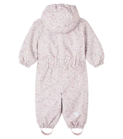 Wheat Baby Adi Floral Snowsuit In Pink