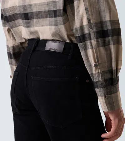 Calvin Klein Collection Tyson Checked Cotton Shirt In Multi