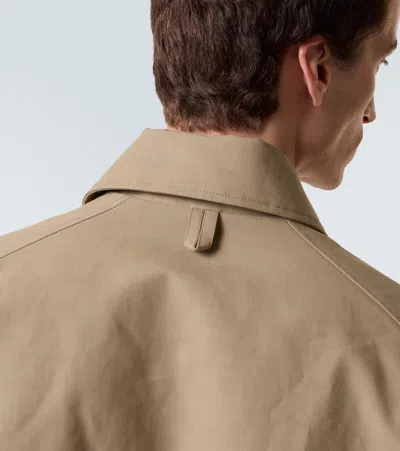 Calvin Klein Collection Ringo Cotton Blouson In Brown