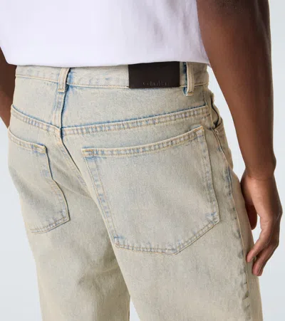 Calvin Klein Collection 02 Mid-rise Straight Jeans In Gray