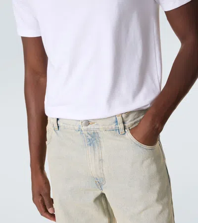 Calvin Klein Collection 02 Mid-rise Straight Jeans In Gray