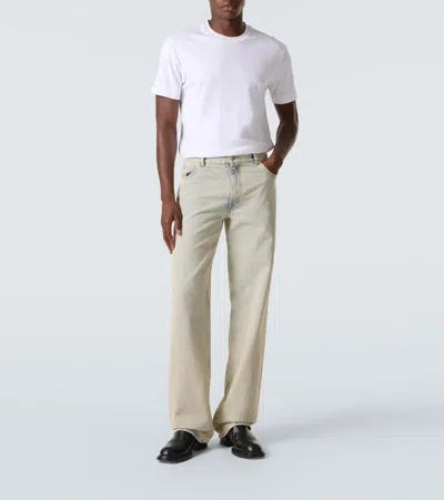 Calvin Klein Collection 02 Mid-rise Straight Jeans In Gray