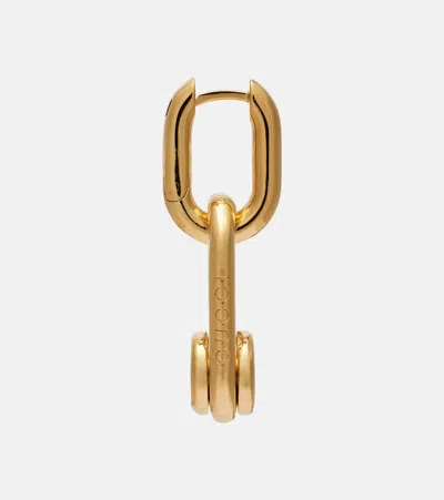 Gucci Interlocking G Embellished Drop Earrings In Metallic
