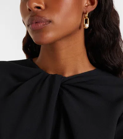 Gucci Interlocking G Embellished Drop Earrings In Metallic