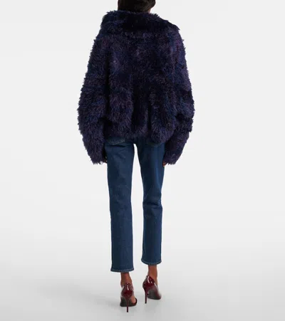 Frame Borrowed Cropped Straight Jeans In Blue