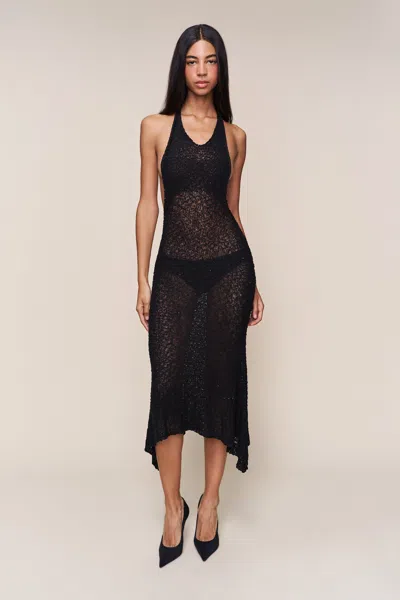 Danielle Guizio Ny Giselle Sequin Dress In Black