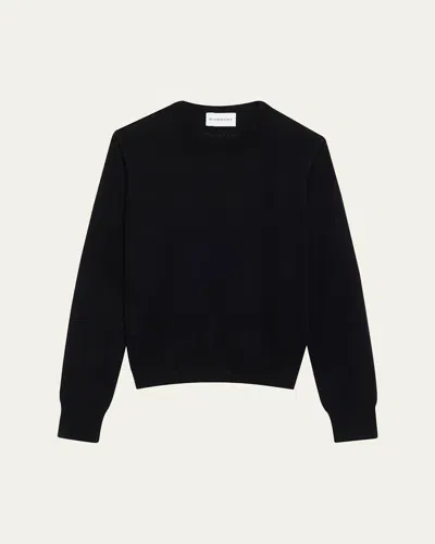 Givenchy Cashmere Crewneck Sweater In Black