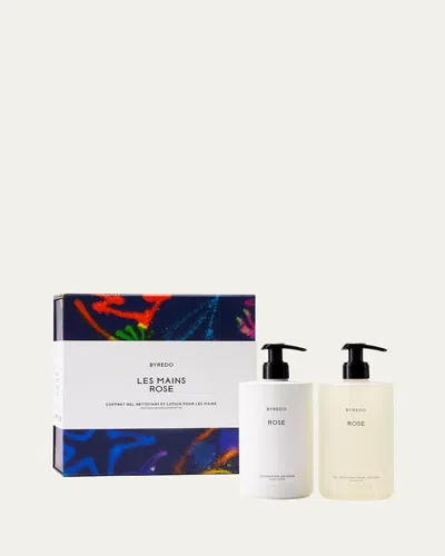 Byredo Les Mains Rose Hand Wash And Lotion Gift Set