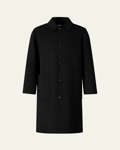Mackage Beckett Buttoned Coat In Black
