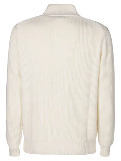 Filippo De Laurentiis Button Cardigan In White