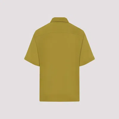 Ami Alexandre Mattiussi Ami Paris Classic Shortsleeve Classic Shirt In Green