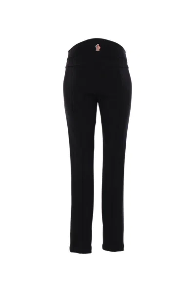 Moncler Grenoble Black Stretch Polyester Blend Pant